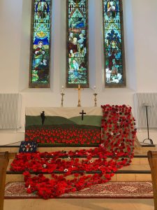 Remembrance Day Poppy Display