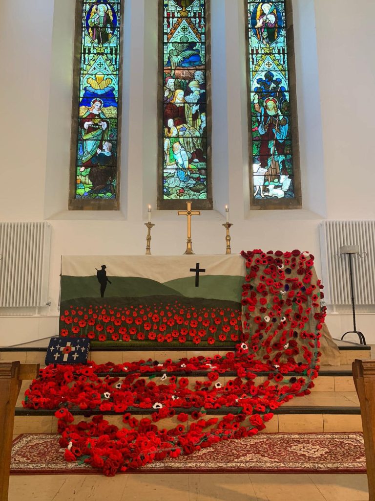 Remembrance Day Poppy Display
